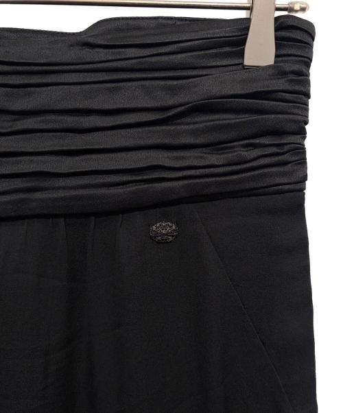 CHANEL（シャネル）CHANEL (シャネル) シルクパンツ ブラック サイズ:36の古着・服飾アイテム