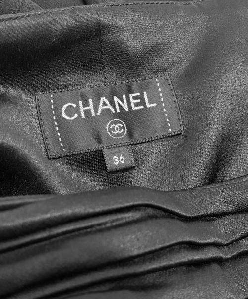 CHANEL（シャネル）CHANEL (シャネル) シルクパンツ ブラック サイズ:36の古着・服飾アイテム