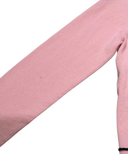 CHANEL（シャネル）CHANEL (シャネル) No.5ボタン カシミヤカーディガン ピンク サイズ:38の古着・服飾アイテム