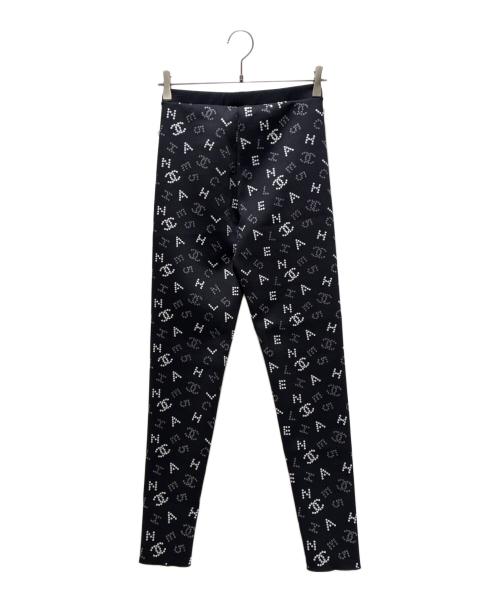CHANEL（シャネル）CHANEL (シャネル) ココロゴレギンスパンツ/P62781V48288 ブラック サイズ:38の古着・服飾アイテム
