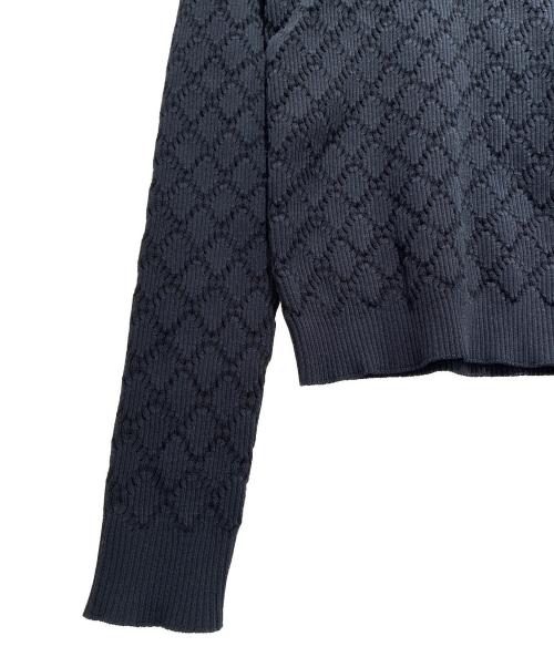 CHANEL（シャネル）CHANEL (シャネル) ココワンポイントロゴニット ブラック サイズ:38の古着・服飾アイテム