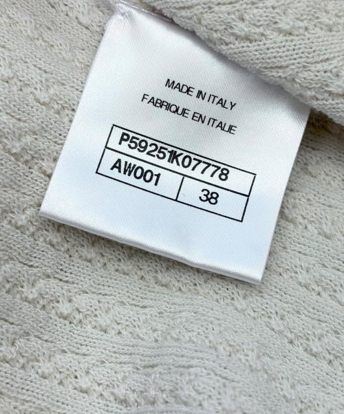 CHANEL（シャネル）CHANEL (シャネル) 半袖ニット ベージュ サイズ:38の古着・服飾アイテム