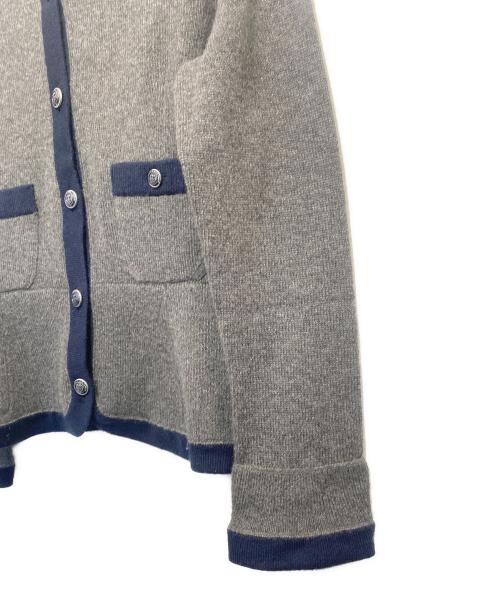 CHANEL（シャネル）CHANEL (シャネル) ココマークカーディガン グレー サイズ:36の古着・服飾アイテム