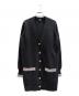 CHANEL（シャネル）の古着「カシミヤロングカーディガン/ココマークボタン」｜ブラック