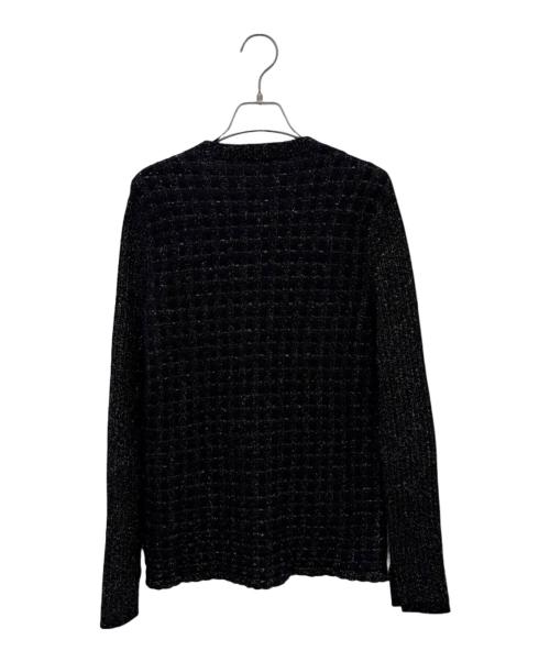 CHANEL（シャネル）CHANEL (シャネル) ラメカーディガン ブラック サイズ:38の古着・服飾アイテム