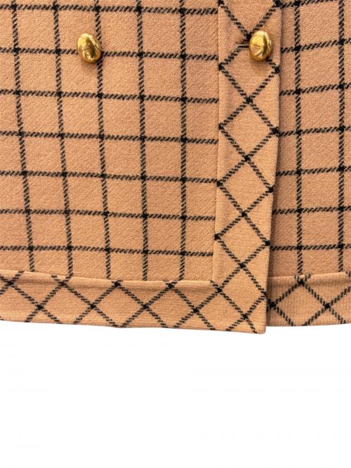 Christian Dior（クリスチャン ディオール）Christian Dior (クリスチャン ディオール) ミニラップスカート ベージュ サイズ:36の古着・服飾アイテム