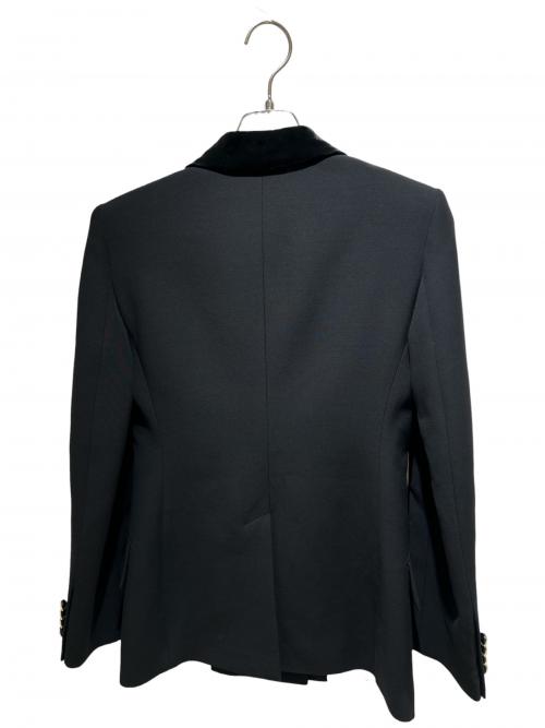 GUCCI（グッチ）GUCCI (グッチ) ダブルジャケット ブラック×ホワイト サイズ:36の古着・服飾アイテム