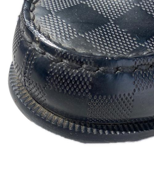 LOUIS VUITTON（ルイ ヴィトン）LOUIS VUITTON (ルイ ヴィトン) ダミエコインローファー ブラック サイズ:8の古着・服飾アイテム