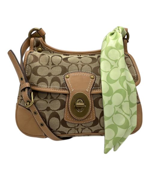 COACH（コーチ）COACH (コーチ) ショルダーバッグ ベージュの古着・服飾アイテム