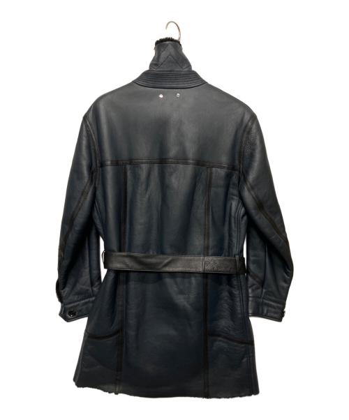 LOUIS VUITTON（ルイ ヴィトン）LOUIS VUITTON (ルイ ヴィトン) ムートンコート ブラック サイズ:48の古着・服飾アイテム