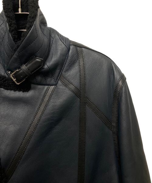 LOUIS VUITTON（ルイ ヴィトン）LOUIS VUITTON (ルイ ヴィトン) ムートンコート ブラック サイズ:48の古着・服飾アイテム