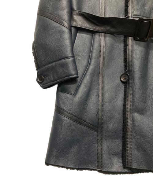 LOUIS VUITTON（ルイ ヴィトン）LOUIS VUITTON (ルイ ヴィトン) ムートンコート ブラック サイズ:48の古着・服飾アイテム