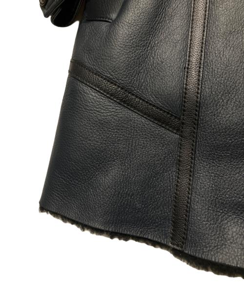 LOUIS VUITTON（ルイ ヴィトン）LOUIS VUITTON (ルイ ヴィトン) ムートンコート ブラック サイズ:48の古着・服飾アイテム