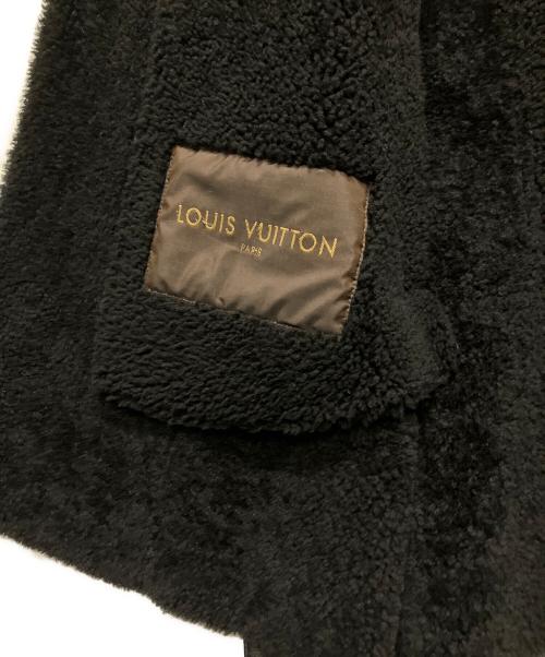 LOUIS VUITTON（ルイ ヴィトン）LOUIS VUITTON (ルイ ヴィトン) ムートンコート ブラック サイズ:48の古着・服飾アイテム