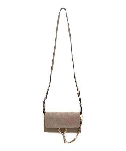 Chloe（クロエ）Chloe (クロエ) FAYE SHOULDER BAG グレーの古着・服飾アイテム