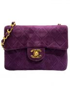 CHANELシャネル）の古着「ミニマトラッセ」｜パープル