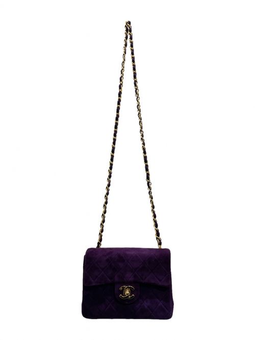 CHANEL（シャネル）CHANEL (シャネル) ミニマトラッセ パープル サイズ:ミニの古着・服飾アイテム