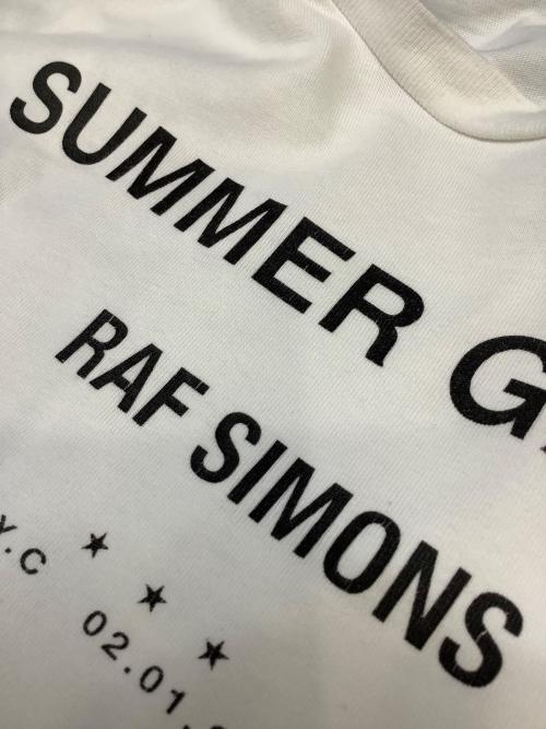 RAF SIMONS（ラフシモンズ）RAF SIMONS (ラフシモンズ) カットソー ホワイト サイズ:SIZE　Lの古着・服飾アイテム