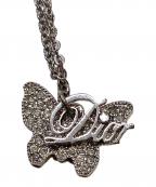 Diorディオール）の古着「バタフライ　ネックレス」｜シルバーカラー