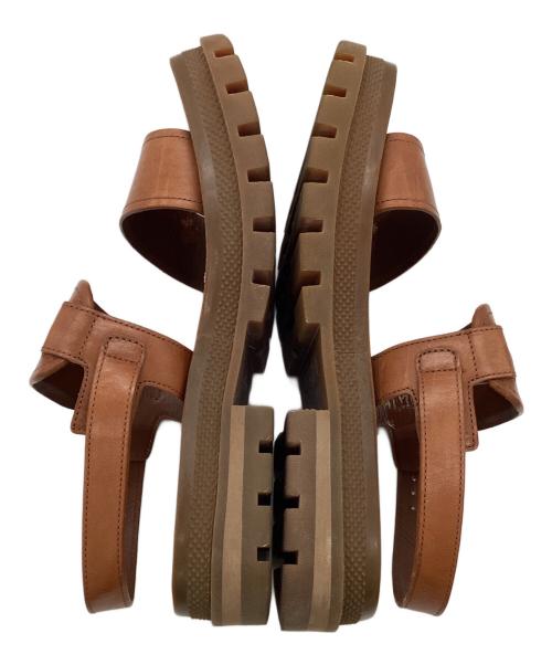 CELINE（セリーヌ）CELINE (セリーヌ) トリオンフ サンダル ブラウン サイズ:SIZE 36/約23cmの古着・服飾アイテム