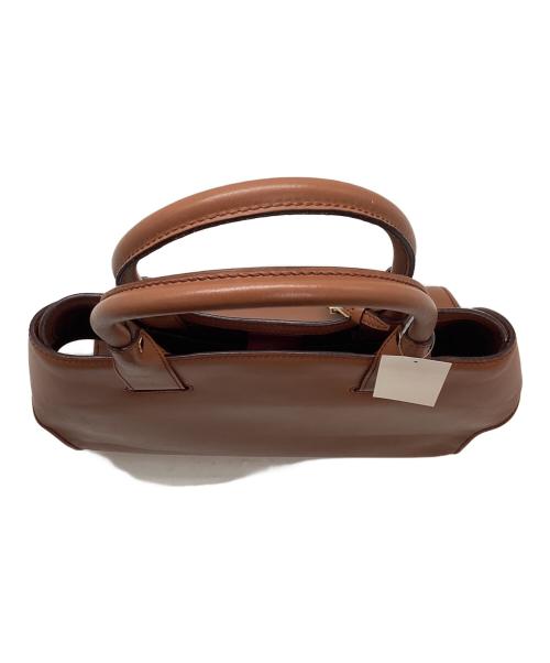 TOD'S（トッズ）TOD'S (トッズ) レザートートバッグ ブラウンの古着・服飾アイテム