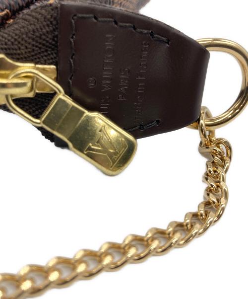 LOUIS VUITTON（ルイ ヴィトン）LOUIS VUITTON (ルイ ヴィトン) ミニ・ポシェット・アクセソワール T&B ブラウン×レッドの古着・服飾アイテム