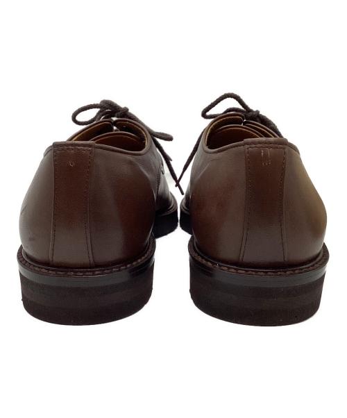 ISSEY MIYAKE（イッセイミヤケ）ISSEY MIYAKE (イッセイミヤケ) プレーントゥシューズ ブラウン サイズ:25cmの古着・服飾アイテム