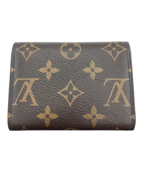 LOUIS VUITTON（ルイ ヴィトン）LOUIS VUITTON (ルイ ヴィトン) ポルトモネ・ロザリ ブラウン×ピンクの古着・服飾アイテム