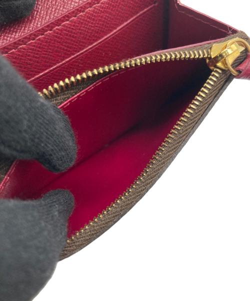 LOUIS VUITTON（ルイ ヴィトン）LOUIS VUITTON (ルイ ヴィトン) ポルトモネ・ロザリ ブラウン×ピンクの古着・服飾アイテム