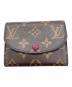 LOUIS VUITTON（ルイ ヴィトン）の古着「ポルトモネ・ロザリ」｜ブラウン×ピンク
