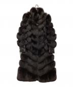 ALEXANDER McQUEENアレキサンダーマックイーン）の古着「ファーレザーコート」｜ブラック