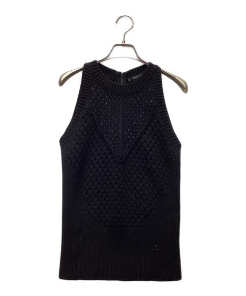 GUCCI（グッチ）GUCCI (グッチ) ニットベスト ブラック サイズ:Sの古着・服飾アイテム