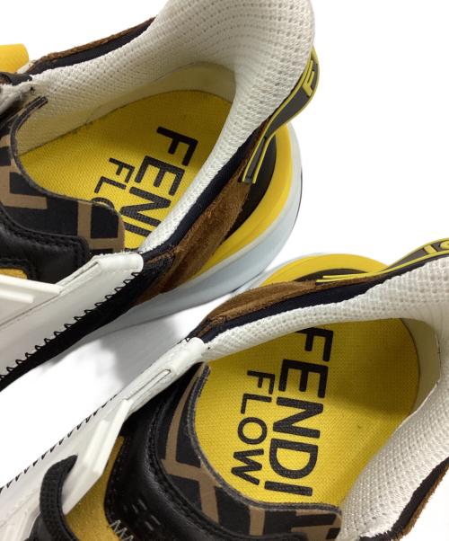 FENDI（フェンディ）FENDI (フェンディ) スニーカー ブラウン×イエロー サイズ:SIZE 7の古着・服飾アイテム