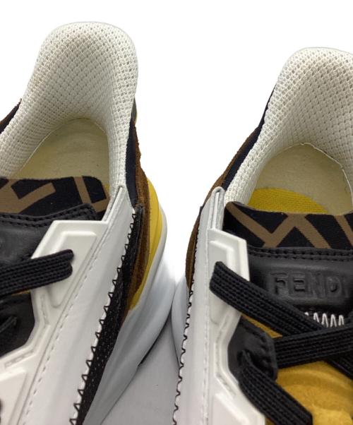 FENDI（フェンディ）FENDI (フェンディ) スニーカー ブラウン×イエロー サイズ:SIZE 7の古着・服飾アイテム