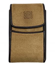 LOEWE（ロエベ）の古着「シガレットケース」｜ベージュ×ダークブラウン