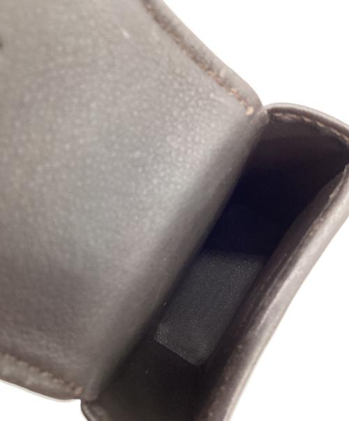 LOEWE（ロエベ）LOEWE (ロエベ) シガレットケース ベージュ×ダークブラウンの古着・服飾アイテム