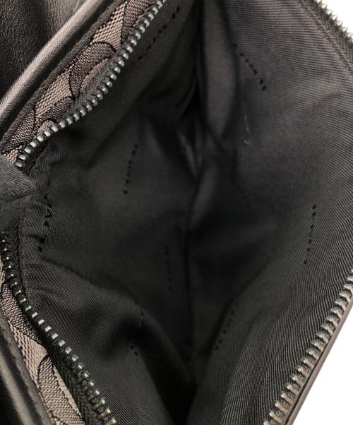 COACH（コーチ）COACH (コーチ) リーグ バイク バッグ シグネチャー ジャカード ブラックの古着・服飾アイテム