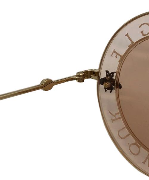 GUCCI（グッチ）GUCCI (グッチ) L’AVEUGLE PAR AMOUR　サングラス ブラウン サイズ:44□30の古着・服飾アイテム