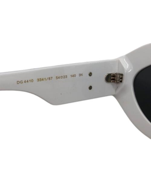 DOLCE & GABBANA（ドルチェ＆ガッバーナ）DOLCE & GABBANA (ドルチェ＆ガッバーナ) サングラス ホワイト サイズ:54□23の古着・服飾アイテム