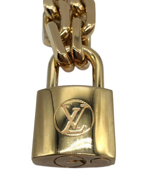 LOUIS VUITTON（ルイ ヴィトン）LOUIS VUITTON (ルイ ヴィトン) コリエ LVエッジ カデナ　チェーンネックレス ゴールドの古着・服飾アイテム