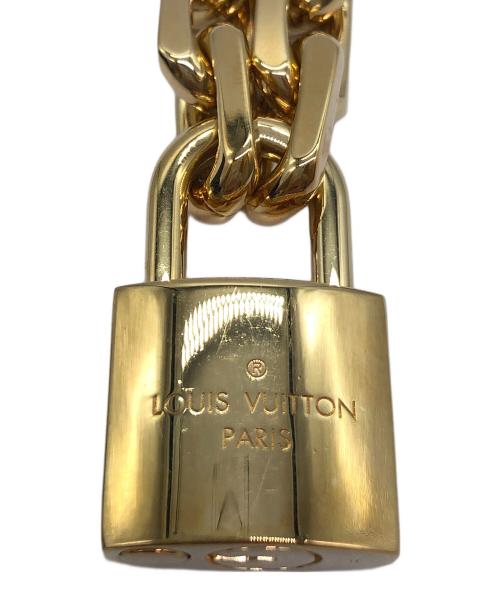 LOUIS VUITTON（ルイ ヴィトン）LOUIS VUITTON (ルイ ヴィトン) コリエ LVエッジ カデナ　チェーンネックレス ゴールドの古着・服飾アイテム