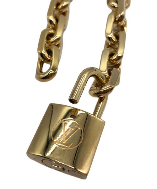 LOUIS VUITTON（ルイ ヴィトン）LOUIS VUITTON (ルイ ヴィトン) コリエ LVエッジ カデナ　チェーンネックレス ゴールドの古着・服飾アイテム