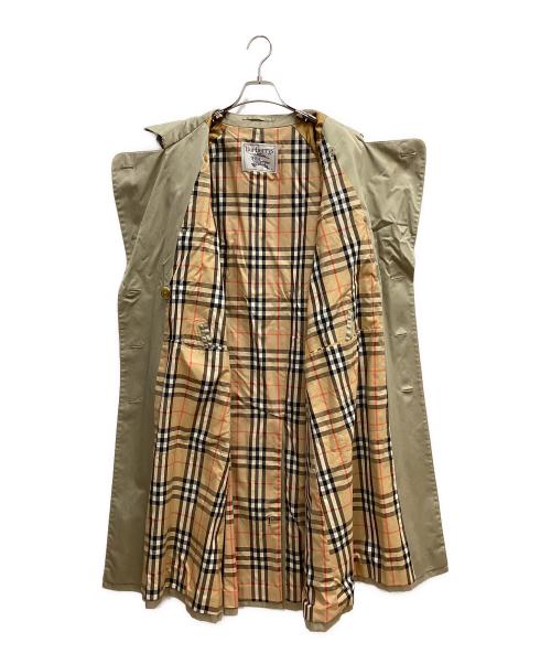 Burberry's（バーバリー）Burberry's (バーバリーズ) トレンチコート ライトグリーン サイズ:SIZE 7AR/約Sサイズの古着・服飾アイテム