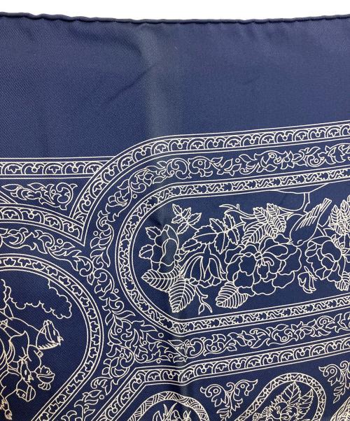 HERMES（エルメス）HERMES (エルメス) スカーフ ネイビーの古着・服飾アイテム