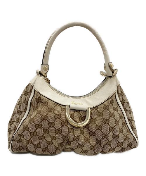 GUCCI（グッチ）GUCCI (グッチ) ハンドバッグ ベージュの古着・服飾アイテム