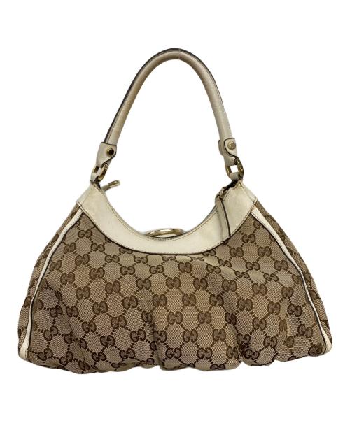 GUCCI（グッチ）GUCCI (グッチ) ハンドバッグ ベージュの古着・服飾アイテム