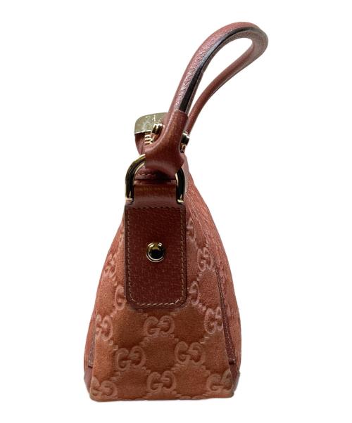 GUCCI（グッチ）GUCCI (グッチ) グッチシマ　ショルダーバッグ ショッキングピンクの古着・服飾アイテム