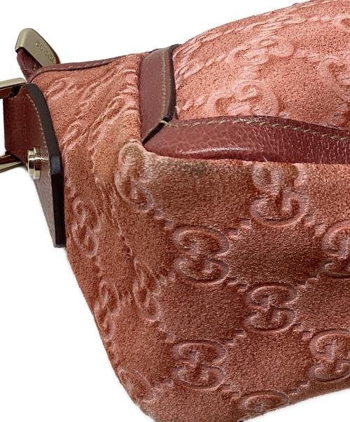 GUCCI（グッチ）GUCCI (グッチ) グッチシマ　ショルダーバッグ ショッキングピンクの古着・服飾アイテム