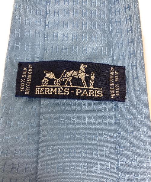 HERMES（エルメス）HERMES (エルメス) ネクタイ 水色 サイズ:不明の古着・服飾アイテム