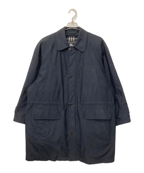 Burberry's（バーバリー）Burberry's (バーバリーズ) ライナー付ステンカラーコート ネイビー サイズ:Mの古着・服飾アイテム